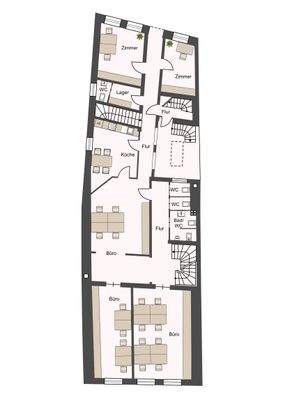 Grundriss OG - Langgasse 33