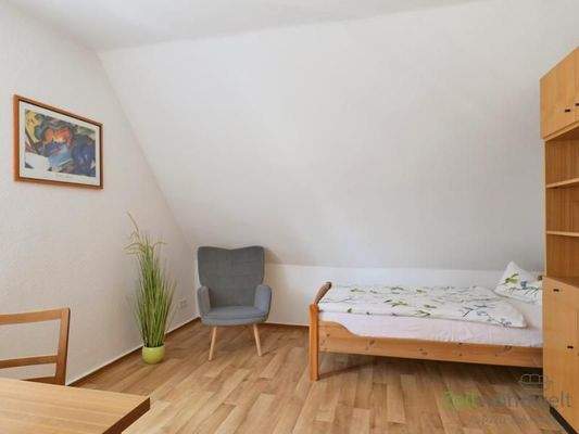 Blick ins linke Schlafzimmer