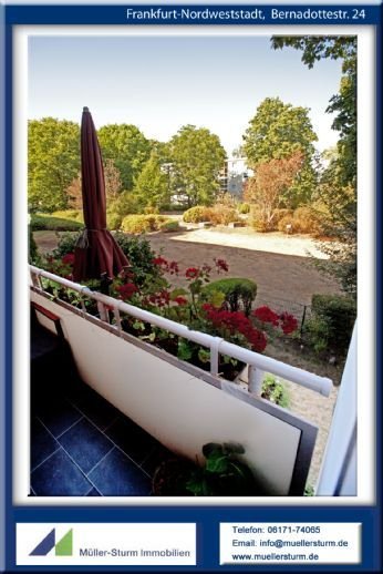 FFM NORDWESTSTADT/. charmante 4-Zimmer-Eigentumswohung mit Balkon
