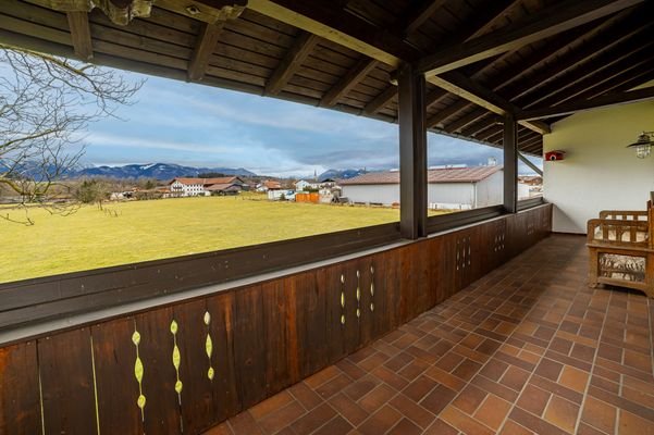 Bergblick vom Südbalkon