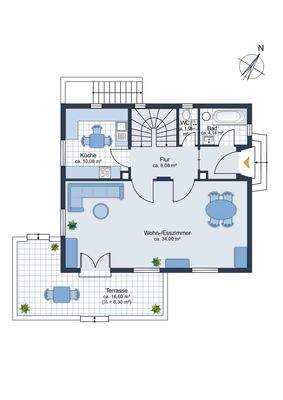 Grundriss EG Bestand