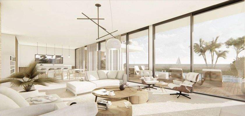 Grundstück mit Meerblick, Lizenz und Projekt zum Verkauf in Cala Vinyes, Mallorca