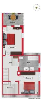 Grundriss Obergeschoss