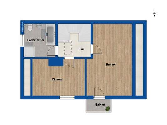 Grundriss Dachgeschoss