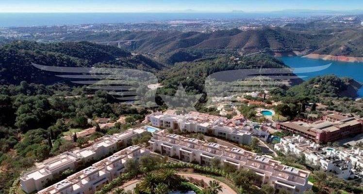 Vogelansicht Wohnanlage