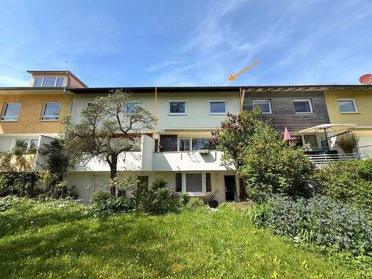 Hausansicht vom Garten aus