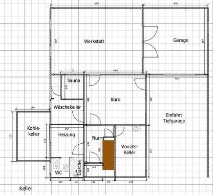 Grundriss Keller