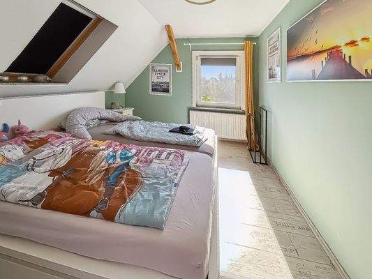 Schlafen im Dachgeschoss