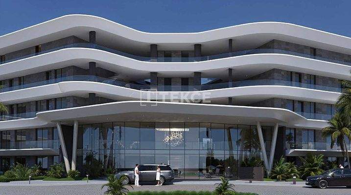 Sea View Real Estate in a Beachfront Complex in Çeşme