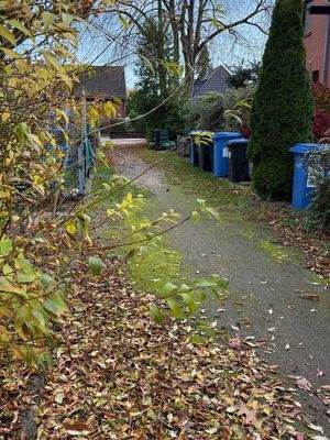 Weg zum Grundstück (Gartenseite)