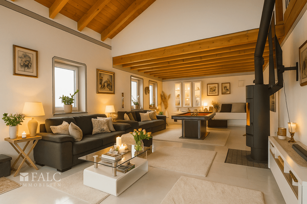 Einrichtungsbeispiel Wohnzimmer