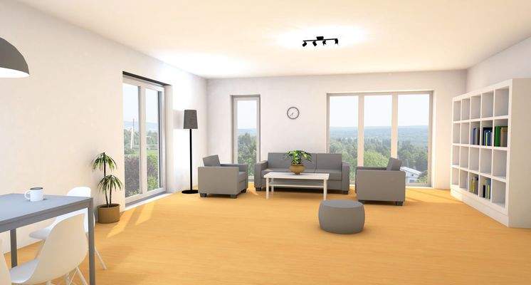 Visualisierung Wohnzimmer