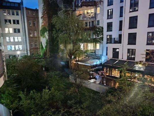 Ausblichk in den ruhigen Hof