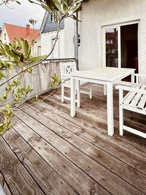 Überdachte Terrasse im  OG