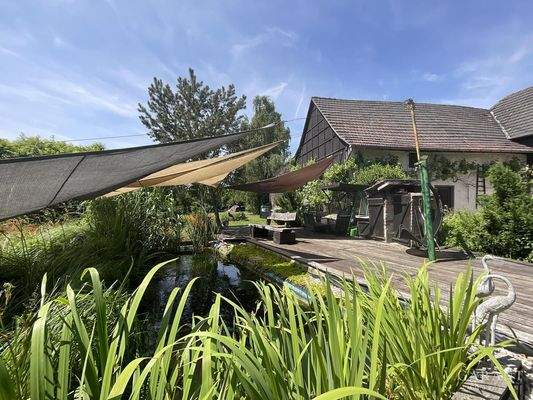 Pool-Teich/Terrasse B1