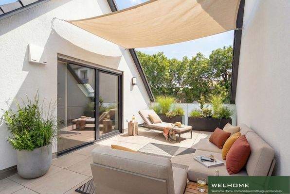 Visualisierung Dachterrasse