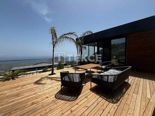 Villas with Panoramic Sea and City Views in Alanya Turkey