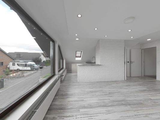 Obergeschoss Küche / Wohnzimmer