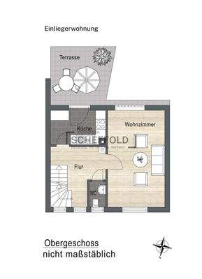 Grundriss Einliegerwohnung Obergeschoss