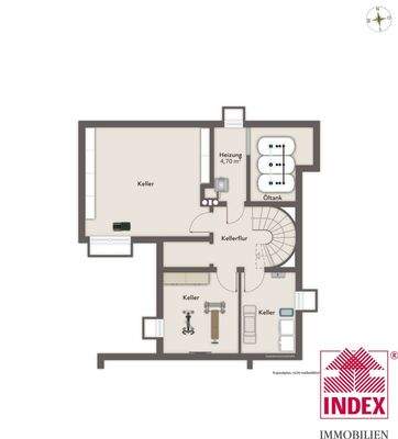 Index Grundriss Keller