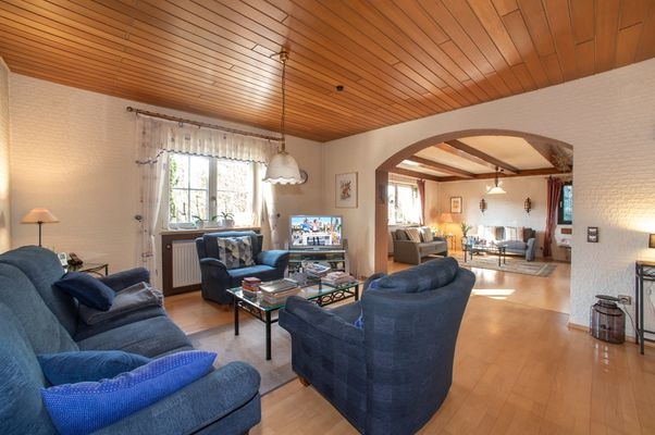 Wohnen mit Blick in das Kaminzimmer