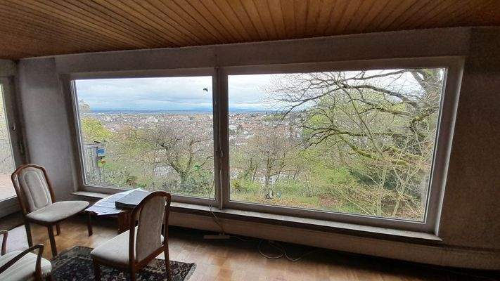 Blick aus dem Wohnzimmerfenster