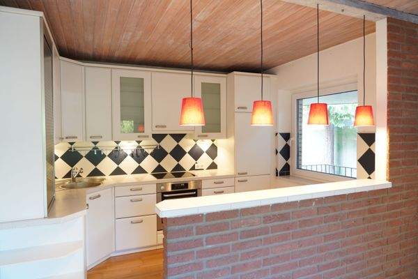 offen gestaltete Küche