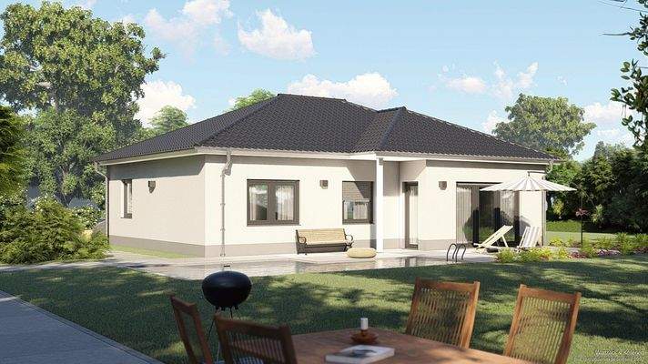 Bebauungsvorschlag "Bungalow Cannes" von MHW