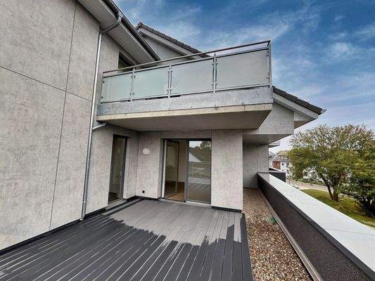 Dachterrasse und Balkon