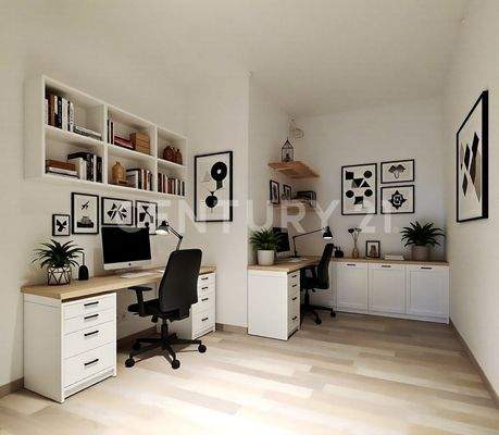 So könnte Ihr zukünftiges  Arbeitszimmer aussehen