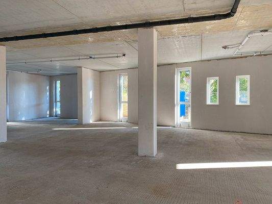 Gewerbefläche zum Endausbau vorbereitet