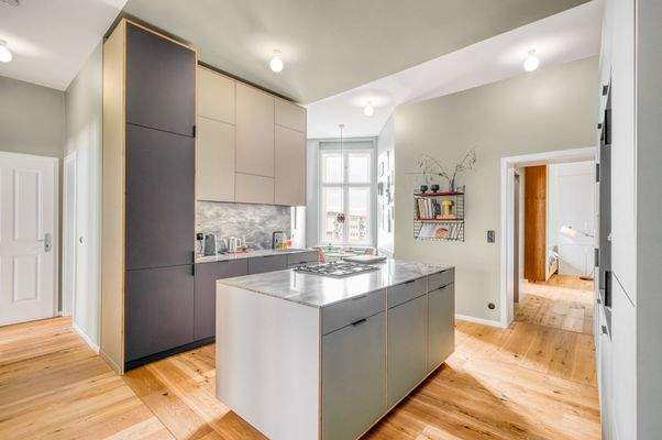 Tagesbelichtete Küche 