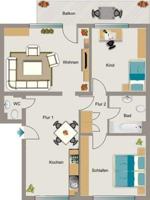 Grundriss beispielhaft