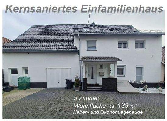 kernsaniertes Einfamilienhaus in Kuppenheim 