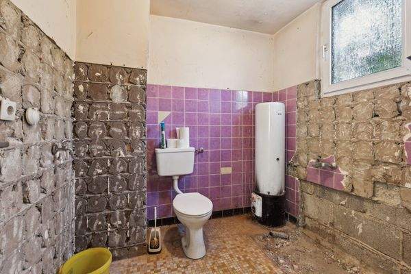 rückgebautes Bad im EG 