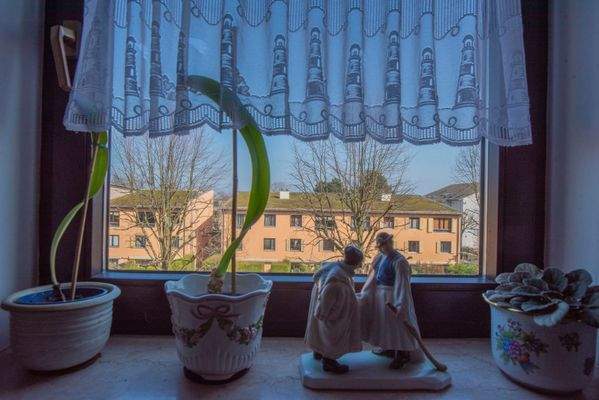 Blick Küchenfenster