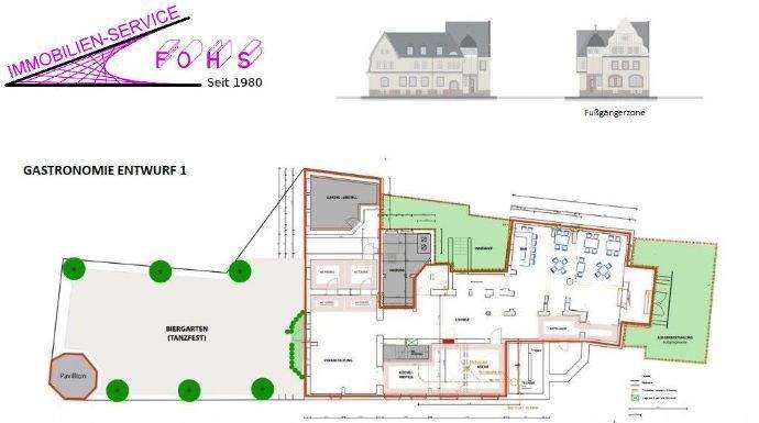 Grundriss GASTRO Entwurf 1 