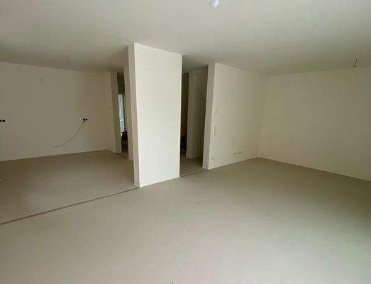 Wohnzimmer mit Blick zur offenen küche