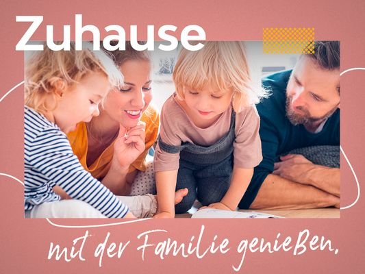 Zuhause mit der Familie genießen