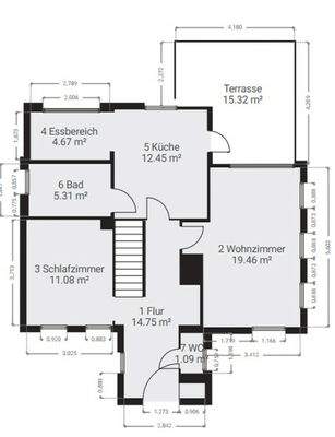 Grundriss Erdgeschoss 