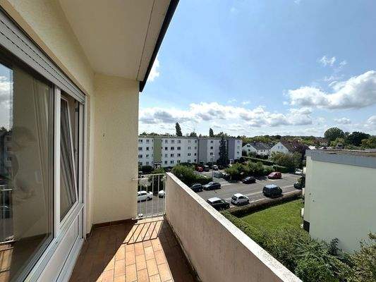 Blick auf den Balkon