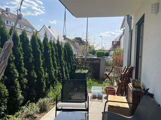 ... und auf eine der Terrassen.