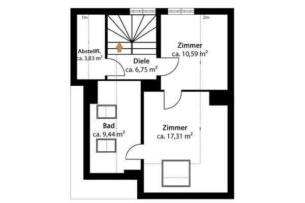 Grundriss Dachgeschoss