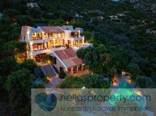 Vogelperspektive Abend