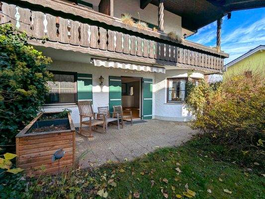 Südterrasse mit Markise