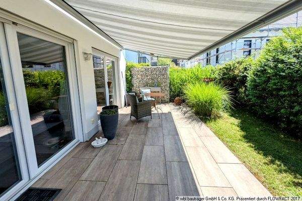 Blickgeschützte Terrasse