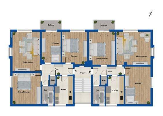 Grundriss 1. Obergeschoss