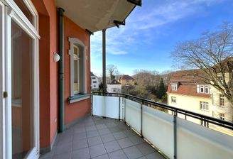 Balkon mit Wartburgblick