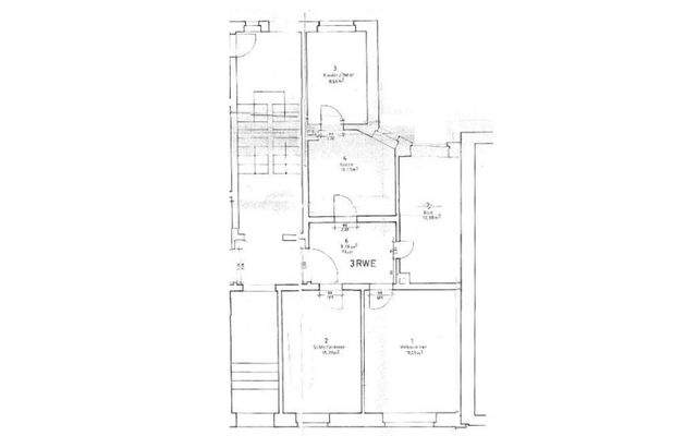 Gera EG Rechts 3 Zimmer Grundriss