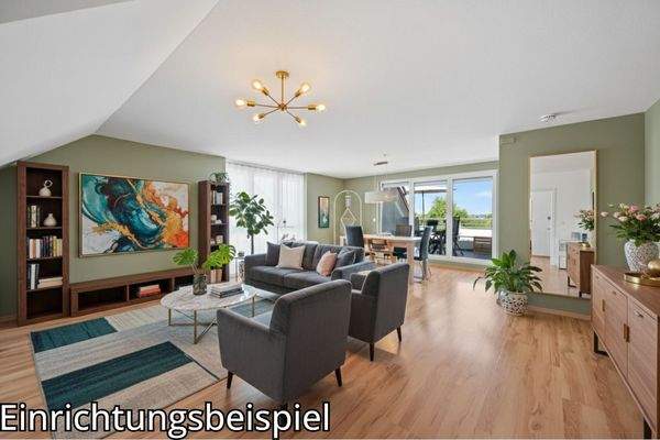 Einrichtungsbeispiel Wohnzimmer
